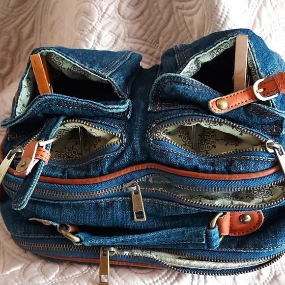 MI•DOU+DENIM CROSSBODY/SHOULDER/SATCHEL BAG - Picture 8 of 13